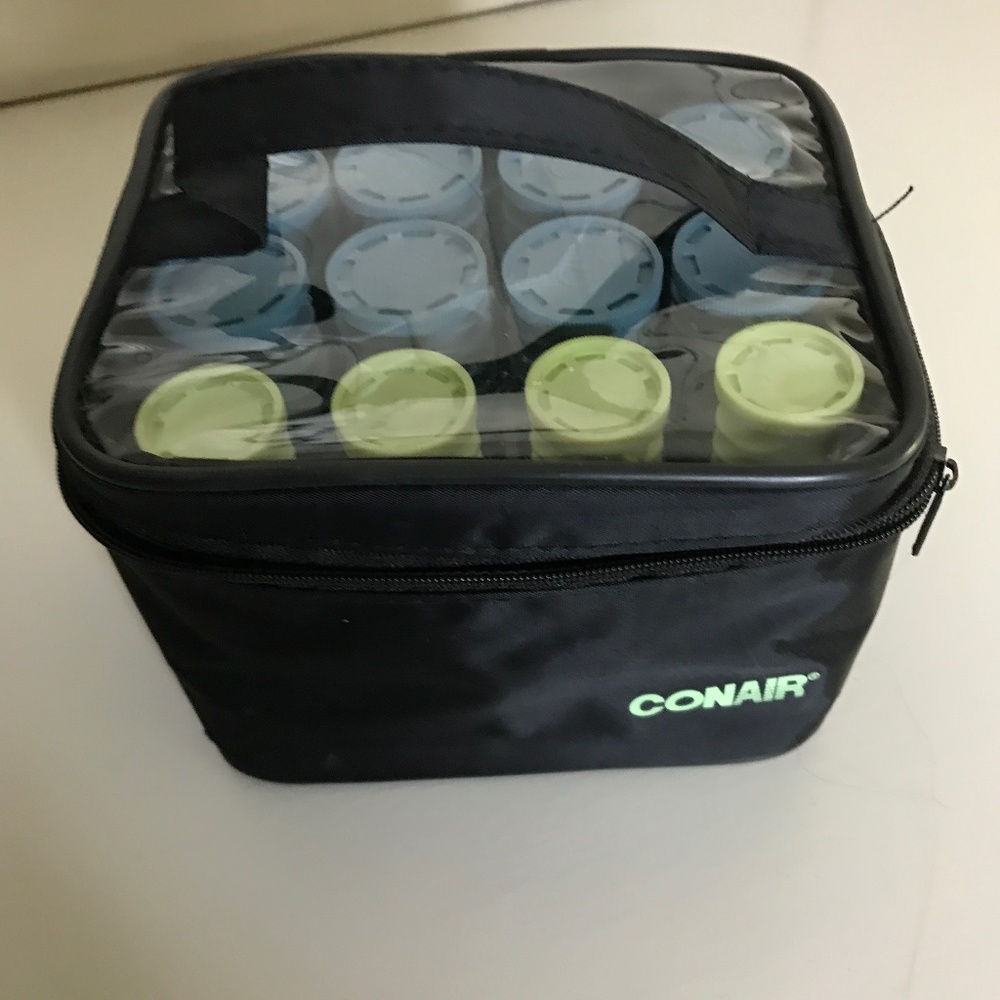 Conair Instant Heat Compact Setter Hot Rollers Ion Shine HS28R Travel Curlers